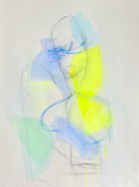 bodice II, neon plane 